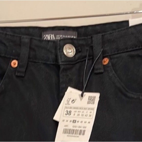 3. Zara High Rise Straight Leg Jeans - Picture 12 of 15